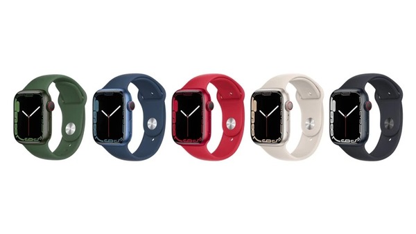 Các phiên bản màu sắc trên Apple Watch 7 viền nhôm